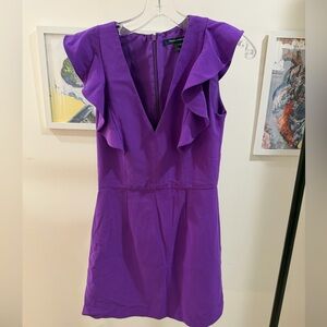 French Connection Vibrant Purple Mini Dress
